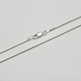 Elegante Schlangenkette 0,95mm aus 925er Silber - Silberkette - Halskette - Sterlingsilber 50cm