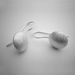 Runde Ohrhänger aus Silber