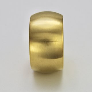 Breiter Ring aus vergoldetem Edelstahl - 14mm - Edelstahlring 54