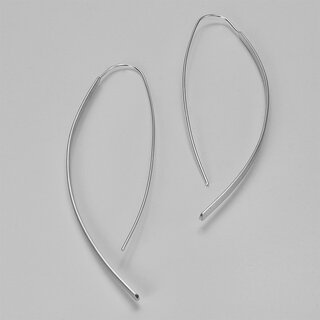 Stahl & 925er € Silber Ohrhänger Ohrringe Sterlingsilber, Silber 29,90