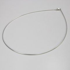 Omegakette aus 925er Silber - 1,3 mm - Halskette -...