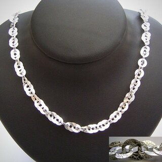 Edle Halskette aus 925er Silber - Collier aus Sterlingsilber - Silberkette 45cm